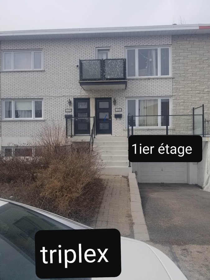 Super grand 5 1/2 ,chauffé, hydro Quebec compris ,rénové . Logement au rez-de-chaussée e