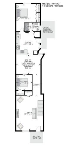 ** Sublime 5 pièces rénové – Plateau Mont-Royal – Annuel tout inclus**