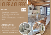Location à court et long terme à Québec