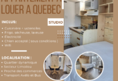 Location à court et long terme à Québec