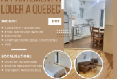 Location à court et long terme à Québec