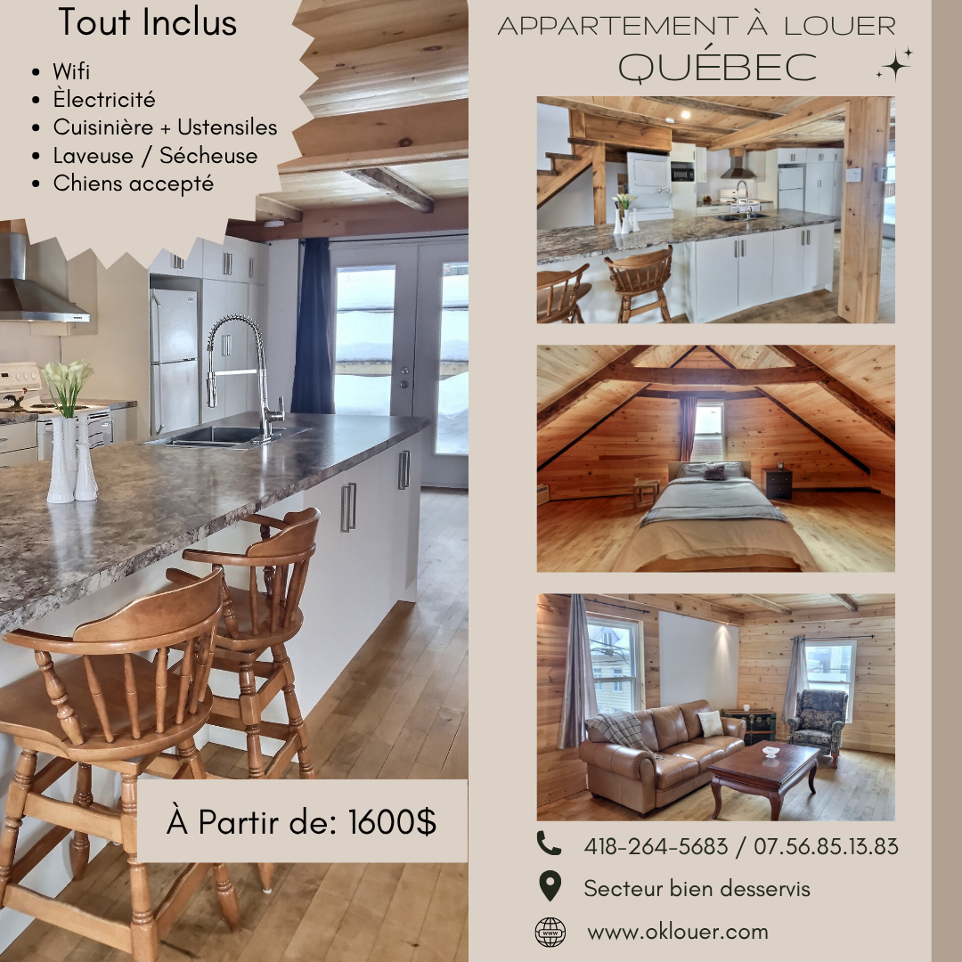 PLUSIEURS APPARTEMENTS À LOUER