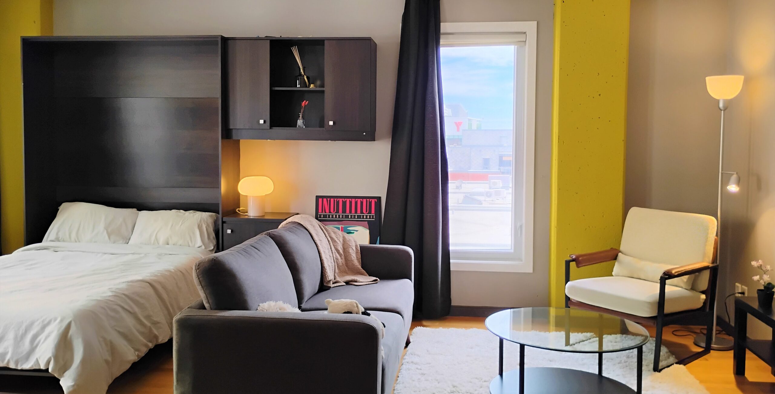 100% furnished and equipped_1 bedroom_58m2_Quebec Downtown_Saint Roch