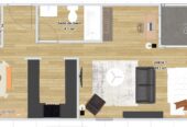 100% furnished and equipped_1 bedroom_58m2_Quebec Downtown_Saint Roch